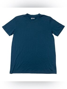 Outlier NYC Aqua 100% Merino Wool Crew Neck T Shirt Men’s Size M